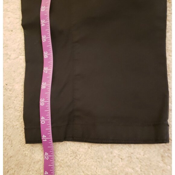 Chico's Cotton Blend Straight Leg Casual Black Pants Pockets Size L EUC - Picture 7 of 10